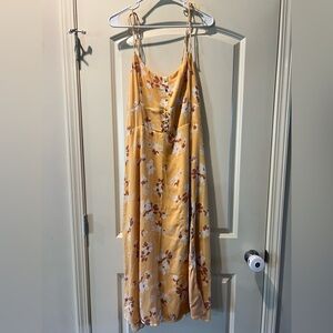 Floral Yellow Dress